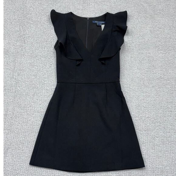 French Connection Black Sleeveless Dress Size 2 #41158 - Picture 1 of 3